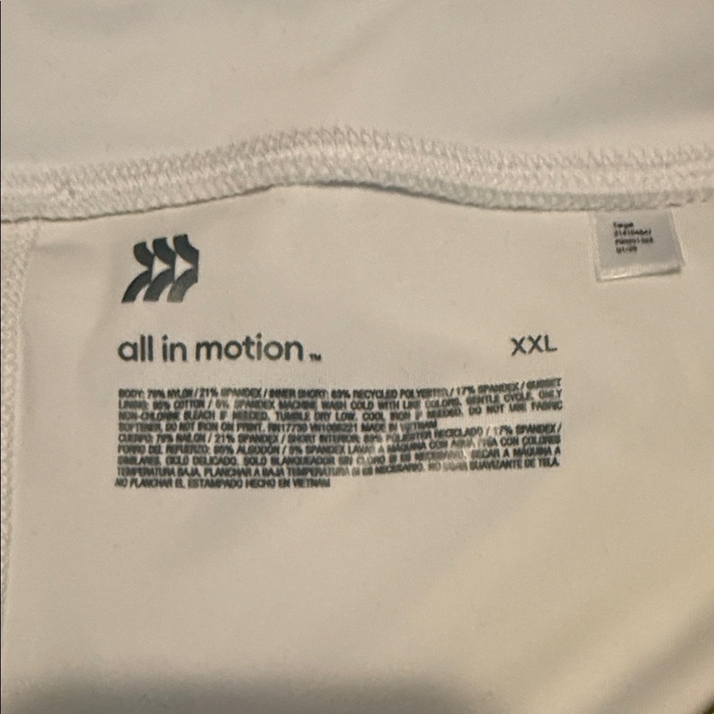 New All in Motion White XXL Athletic Tennis Skort - Picture 2 of 7